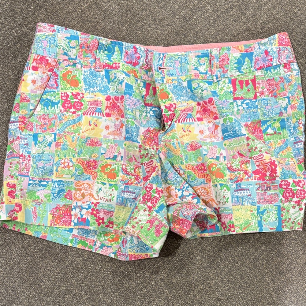 Lilly Pulitzer Multicolor Patchwork Women's Shorts